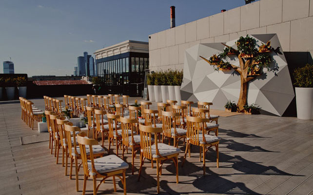 летние свадебные площадки Москвы, банкетный комплекс ШЕЛК