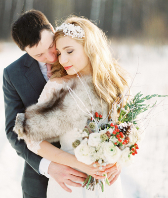 10 самых красивых зимних свадеб и фотопроектов 