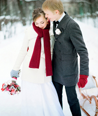 10 самых красивых зимних свадеб и фотопроектов 