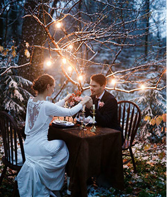 10 самых красивых зимних свадеб и фотопроектов 