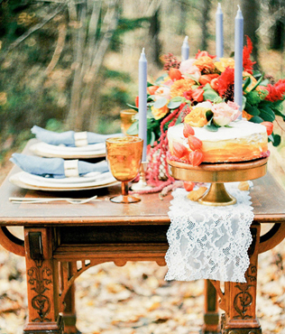 03 декор осенней свадьбы, декор стола на осенней свадьбе