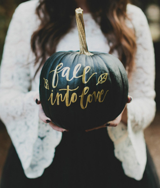 декор осенней свадьбы, тыква в декоре свадьбы