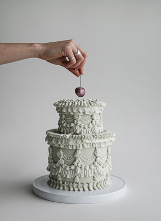 свадебный торт 2021, декор свадебного торта масляным кремом 