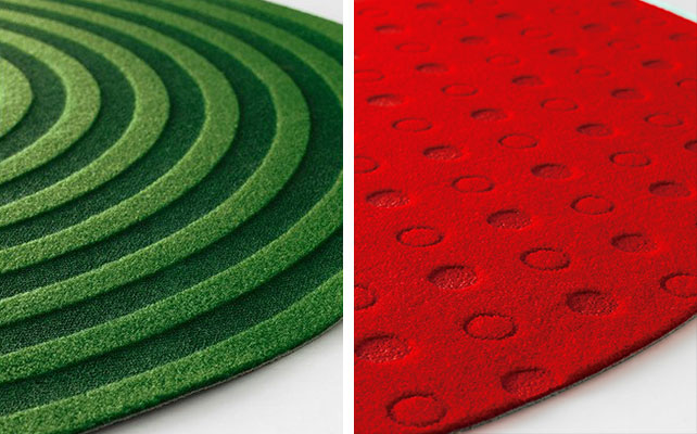 коврики IKEA в декоре свадьбы