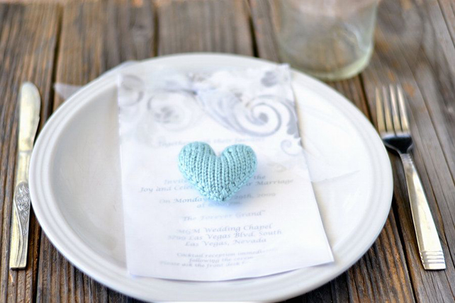  вязаная свадьба, сервировка стола