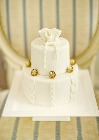 вязаная свадьба, “вязаный” свадебный торт 