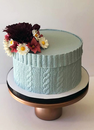 вязаная свадьба, “вязаный” свадебный торт 