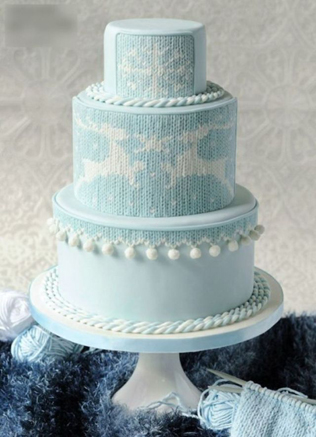 вязаная свадьба, “вязаный” свадебный торт 
