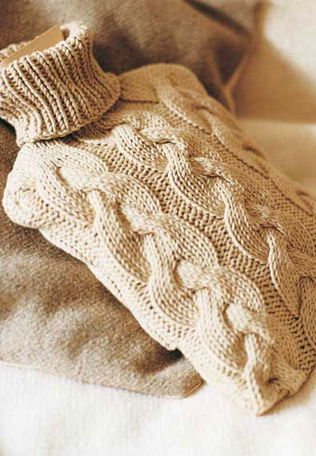 вязаная свадьба, комплименты для гостей на зимней свадьбе - вязаный чехол для бутылки 