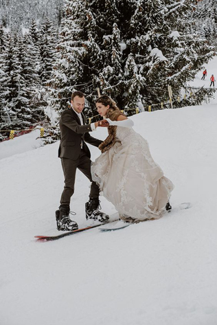 100 примеров зимних свадебных фото 