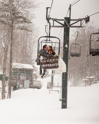 100 примеров зимних свадебных фото 