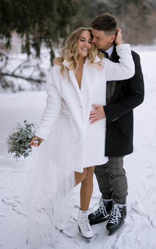 100 примеров зимних свадебных фото 