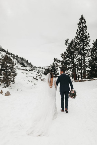 100 примеров зимних свадебных фото 