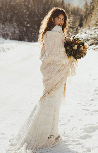 100 примеров зимних свадебных фото 