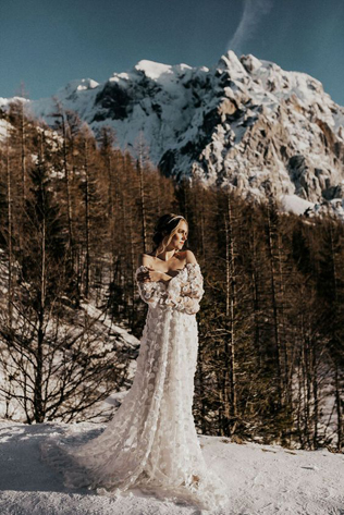 100 примеров зимних свадебных фото 