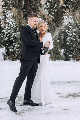 100 примеров зимних свадебных фото 