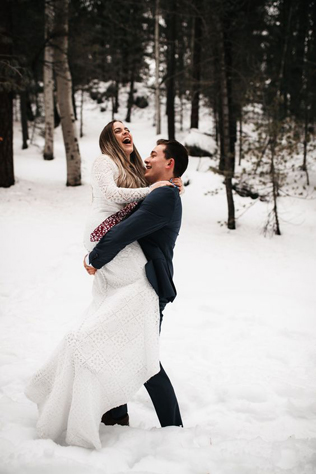 100 примеров зимних свадебных фото 