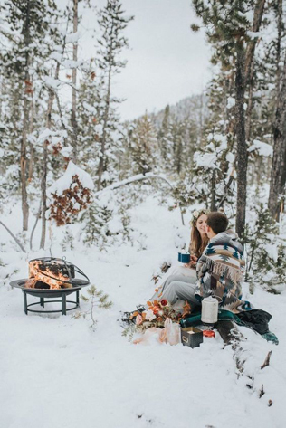 100 примеров зимних свадебных фото 