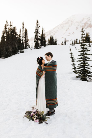 100 примеров зимних свадебных фото 