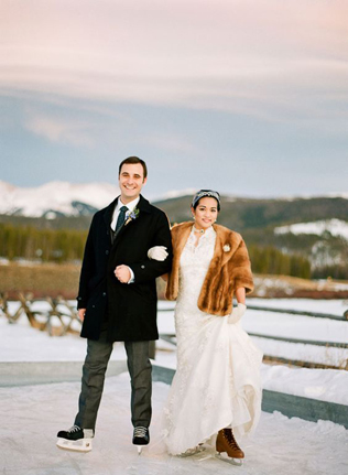 100 примеров зимних свадебных фото 