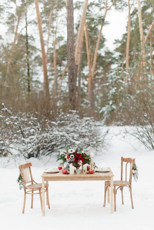 100 примеров зимних свадебных фото 