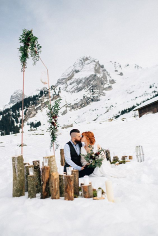 100 примеров зимних свадебных фото 