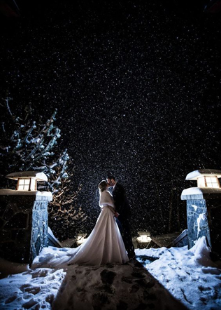 100 примеров зимних свадебных фото 