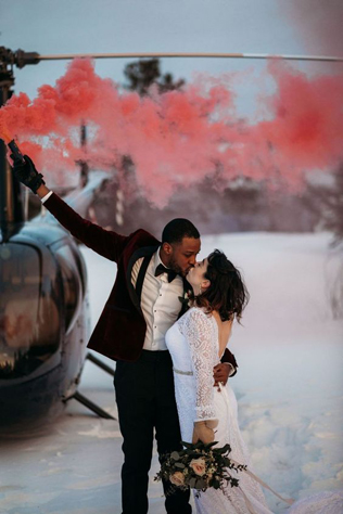 100 примеров зимних свадебных фото 