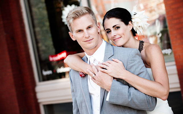 портрет молодожёнов