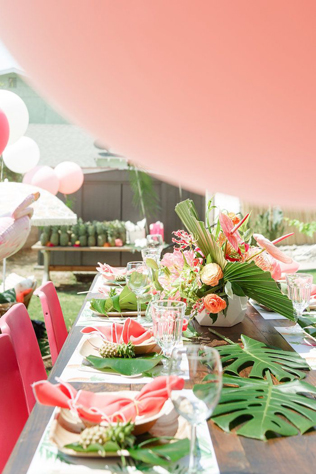 свадьба у бассейна, флористика и декор 