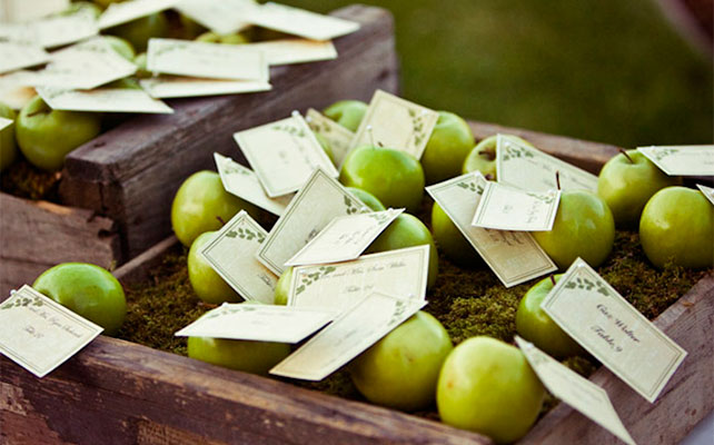 детали свадьбы в эко-стиле