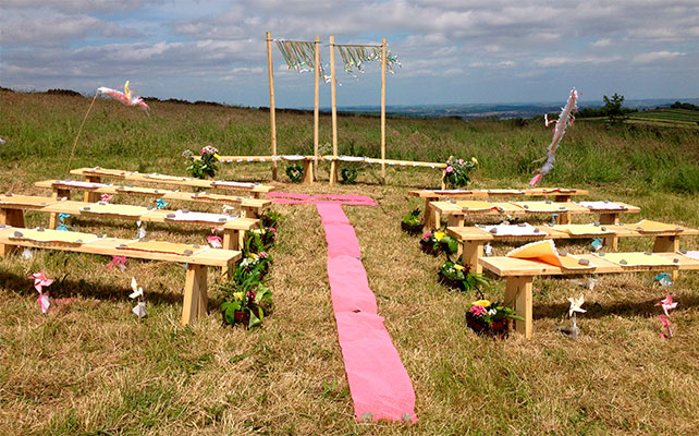 детали свадьбы в эко-стиле