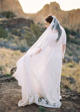 Свадебное вдохновение: 11 видов фаты 