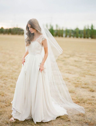 Свадебное вдохновение: 11 видов фаты 