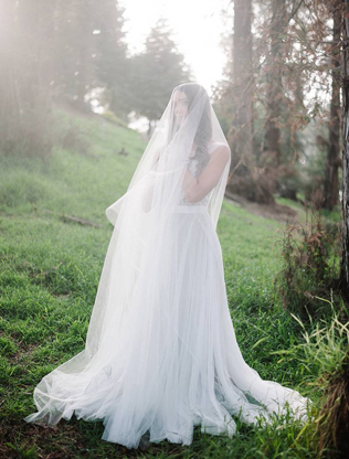 Свадебное вдохновение: 11 видов фаты 