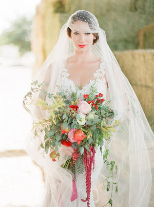 Свадебное вдохновение: 11 видов фаты 