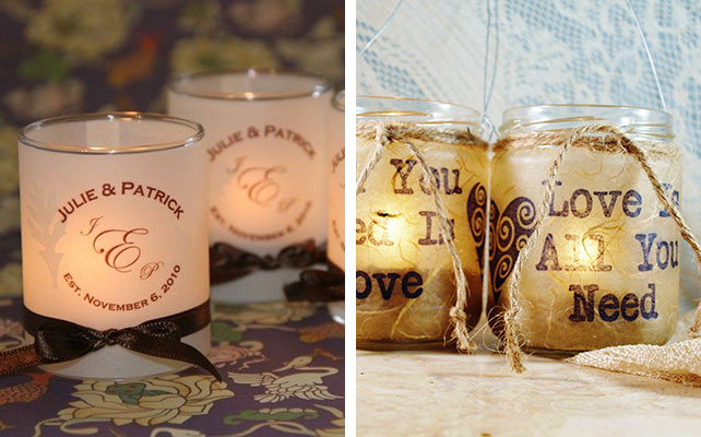 12 идей для незабываемой свадьбы,светящиеся баночки