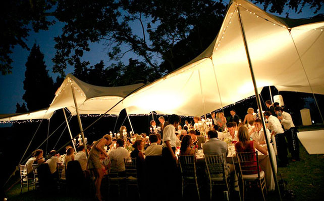 12 идей для незабываемой свадьбы, свадебный тент