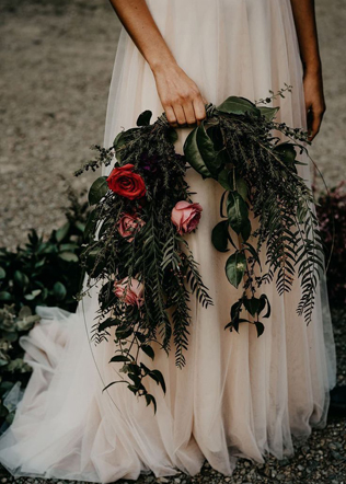 чем заменить букет подружки невесты, букеты геометрической формы 