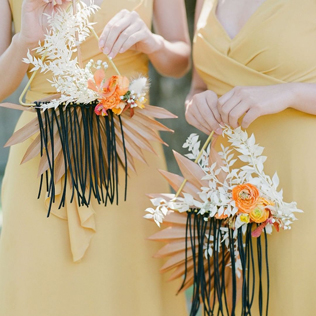 чем заменить букет подружки невесты, букеты геометрической формы 