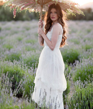 чем заменить букет подружки невесты, цветочный зонтик 