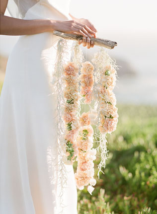 чем заменить букет подружки невесты, букет-гирлянда 