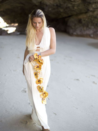 чем заменить букет подружки невесты, букет-гирлянда 