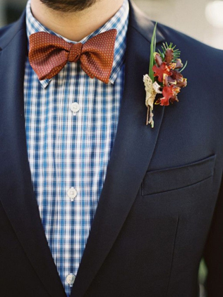  осенняя свадьба, осенняя бутоньерка жениха