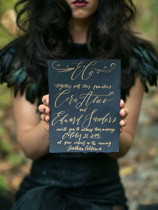 осенняя свадьба, осенние свадебные приглашения