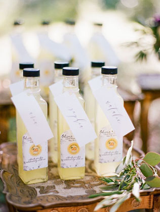 осенняя свадьба, осенние сувениры для гостей