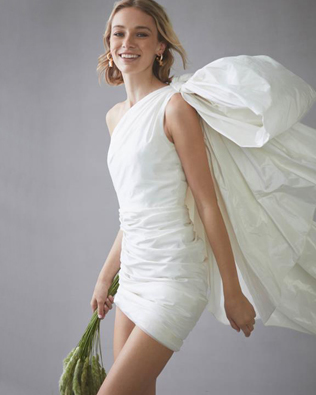 свадебные платья 2022, короткое свадебное платье 