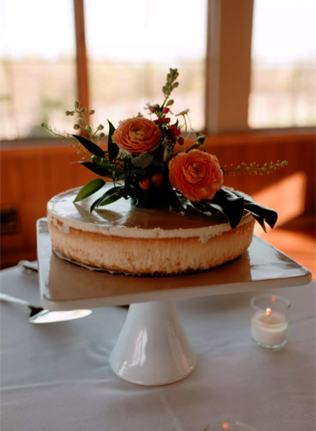 чем заменить торт на свадьбе, свадебный чизкейк 