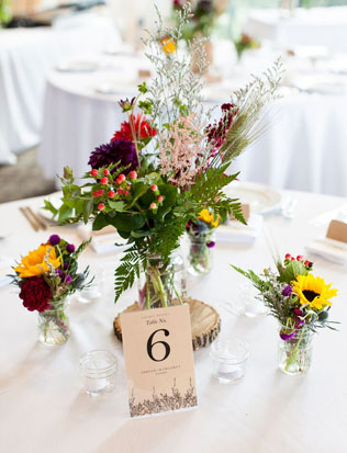 тренды свадебной флористики 2021, полевые цветы в декоре свадьбы 