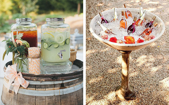 идеи для выездной регистрации, холодные напитки